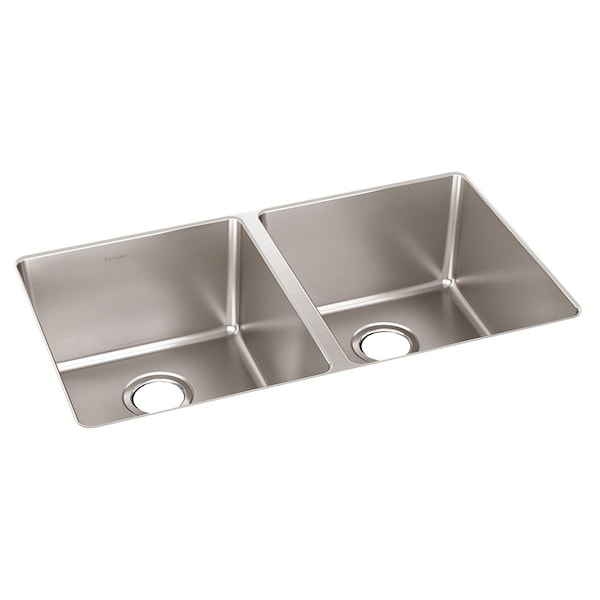 Lustertone Iconix 18Ga Ss 32.8X19.5X9 Double Undermt Sink